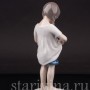 Фигурка из фарфора Девочка с котенком Bing & Grondahl, Дания, 1952-58 гг.