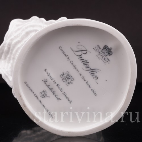 Фарфоровая фигурка девочки Бабочки, маленькая балерина, Coalport, Великобритания, 1990 г.