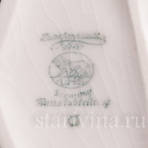 Фарфоровая фигурка Жираф, миниатюра, Hutschenreuther, Германия, 1955-68 гг.