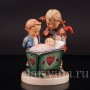 Фигурка из фарфора Дети у колыбели Goebel, Германия, 1955 г.