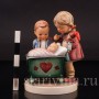 Фигурка из фарфора Дети у колыбели Goebel, Германия, 1955 г.