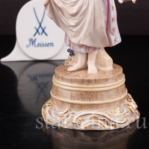 Девочка на бочке, Meissen, Германия, 19 в