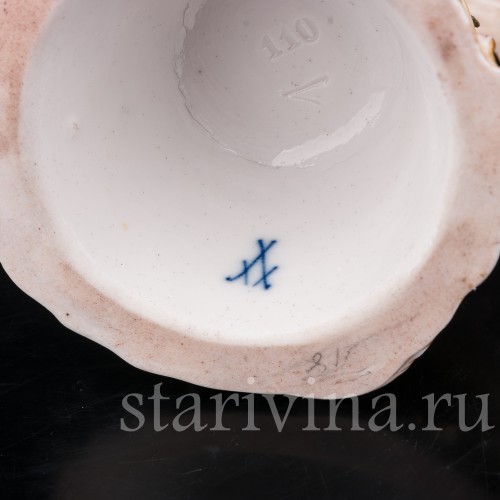 Девочка на бочке, Meissen, Германия, 19 в