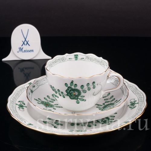 Чайное трио Индийский орнамент, Meissen, Германия, сер. 20 в.