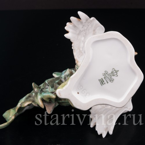 Фигурка птицы из фарфора Поющий петух Alka Kaiser, Германия, 1949-58 гг.