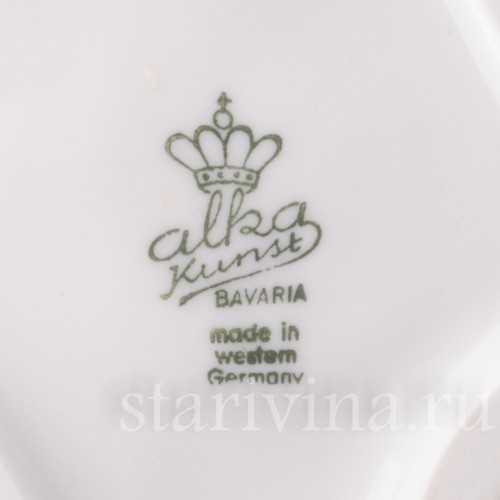 Фигурка птицы из фарфора Поющий петух Alka Kaiser, Германия, 1949-58 гг.