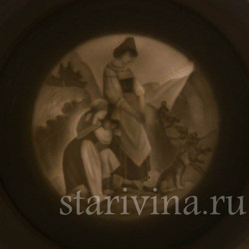 Старинная пивная кружка Охотничьи рассказы, 1 л, Германия, кон. 19 - нач. 20 вв.