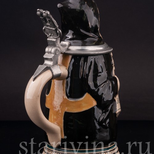 Старинная пивная кружка Мюнхенский мальчик, 1/2 л, Германия, сер. 20 в.