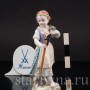 Фигурка из фарфора Девочка с лопатой Meissen, Германия, сер. 19 - нач. 20 вв.