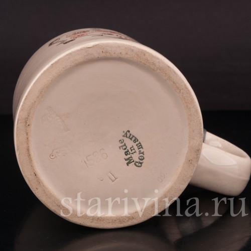 Уцененная пивная кружка Чикаго 1909 г, 1/2 л, Villeroy & Boch, Германия, 1909 г.