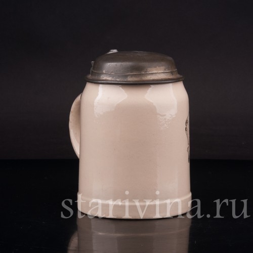 Уцененная пивная кружка Чикаго 1909 г, 1/2 л, Villeroy & Boch, Германия, 1909 г.