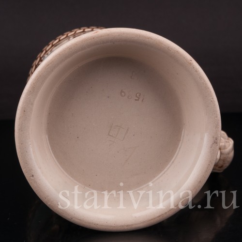 Старинная пивная кружка Да здравствует ремесло плотника, 1/2 л, Marzi & Remy, Германия, кон. 19 - нач. 20 вв.