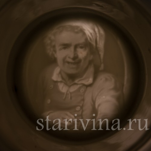 Старинная пивная кружка Дон Жуан и Церлина, 1/2 л, Германия, кон. 19, нач. 20 вв.