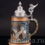 Старинная пивная кружка Трубач из Зекингена, 1/2 л, Villeroy & Boch, Германия, 1897 г.