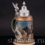 Старинная пивная кружка Трубач из Зекингена, 1/2 л, Villeroy & Boch, Германия, 1897 г.