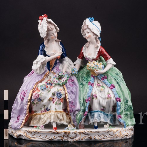 Композиция из фарфора Подруги, Ernst Bohne Sohne, Германия, нач. 20 в.