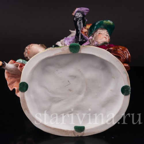 Композиция из фарфора Дервенские танцы, Ernst Bohne Sohne, Германия, нач. 20 в.