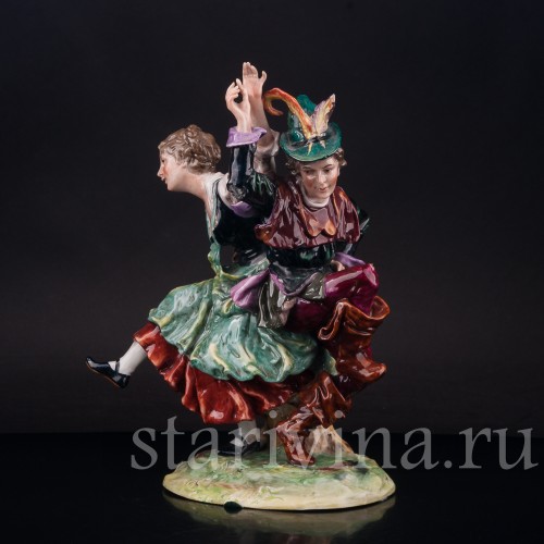 Композиция из фарфора Дервенские танцы, Ernst Bohne Sohne, Германия, нач. 20 в.