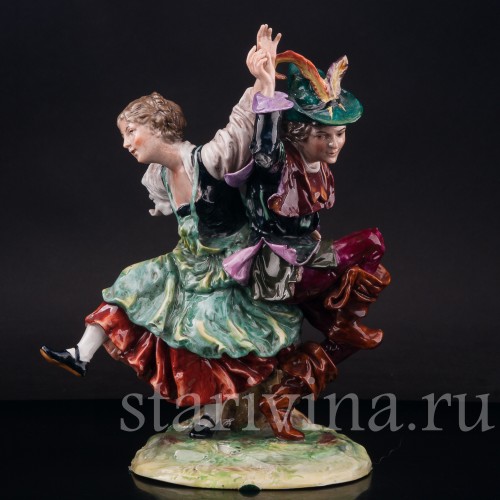 Композиция из фарфора Дервенские танцы, Ernst Bohne Sohne, Германия, нач. 20 в.