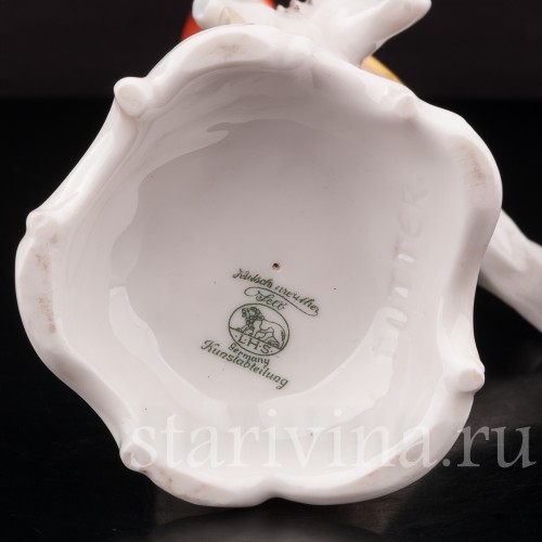Фигурка птицы из фарфора Шегол, Hutschenreuther, Германия, 1955-69 гг.