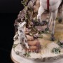 Фарфоровая композиция Пара в двуколке, Capodimonte, Италия, вт. пол. 20 в.