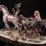 Фарфоровая композиция Пара в двуколке, Capodimonte, Италия, вт. пол. 20 в.