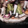 Композиция из фарфора Пасторальная пара с музыкальными инструментами, Von Schierholz, Германия, 1907-27 гг.