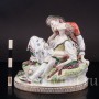 Фарфоровая статуэтка Влюблённые, Volkstedt, Германия, кон. 19, нач. 20 вв.