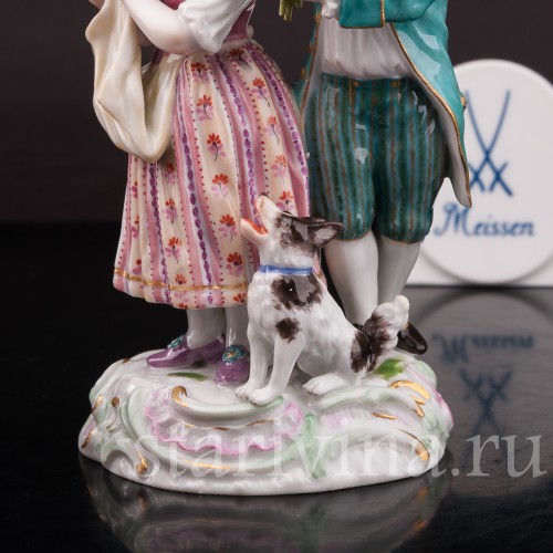 Статуэтка из фарфора Маленькая упрямица, Meissen, Германия, 1933-48 гг.
