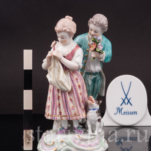 Статуэтка из фарфора Маленькая упрямица, Meissen, Германия, 1933-48 гг.