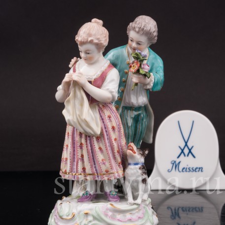 Статуэтка из фарфора Маленькая упрямица, Meissen, Германия, 1933-48 гг.