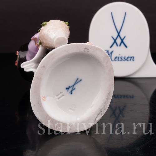 Фарфоровая статуэтка Мальчик с мотыгой, Meissen, Германия, сер. 19 - нач. 20 вв.