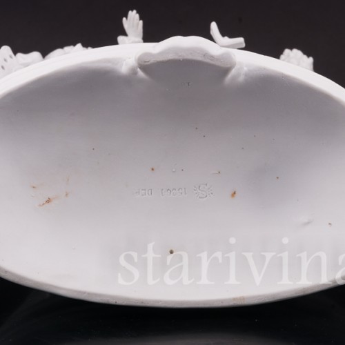 Фарфоровая композиция Куртуазная прогулка, бисквит, Scheibe-Alsbach, Германия, нач. 20 в.