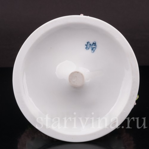 Фигурка детей из фарфора Танцующие девочки, кружевная, Muller & Co, Германия, нач. 20 в.