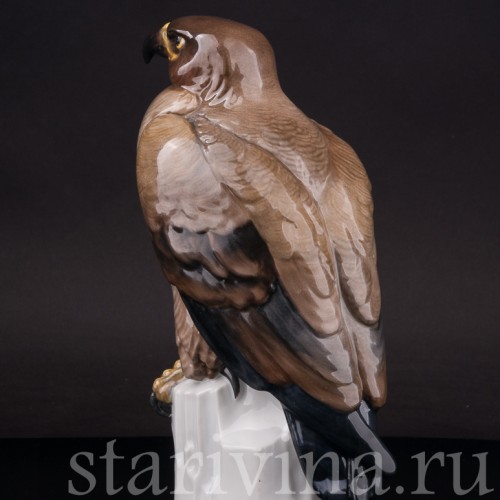 Фарфоровая статуэтка птицы Сокол, Karl Ens, Германия, нач. 20 в.