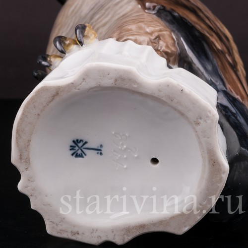Фарфоровая статуэтка птицы Сокол, Karl Ens, Германия, нач. 20 в.