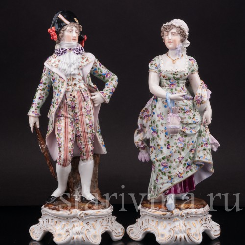 Галантная пара, Volkstedt, Германия, кон. 19 в