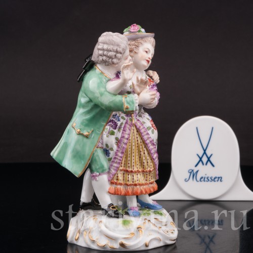 Фарфоровая статуэтка Обнимающаяся пара, Meissen, Германия, кон. 19 - нач. 20 вв.