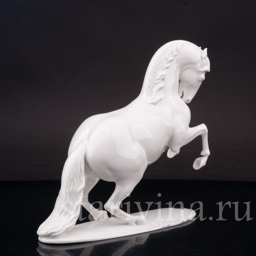 Фарфоровая статуэтка Поднимающийся конь, Rosenthal, Германия, 1956 г.