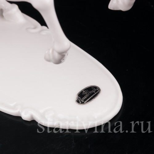 Фарфоровая статуэтка Поднимающийся конь, Rosenthal, Германия, 1956 г.