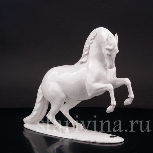 Фарфоровая статуэтка Поднимающийся конь, Rosenthal, Германия, 1956 г.