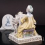 Фарфоровая статуэтка Девушка у клавесина, аллегория слуха, Meissen, Германия, 1949 г.