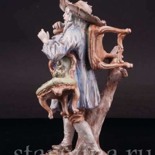 Фарфоровая статуэтка Старьёвщик, Albert Stahl, Германия, 1937-1949 гг.