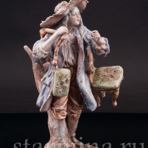 Фарфоровая статуэтка Старьёвщик, Albert Stahl, Германия, 1937-1949 гг.