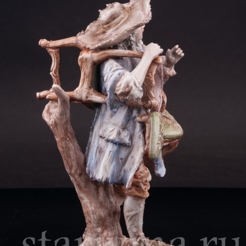 Фарфоровая статуэтка Старьёвщик, Albert Stahl, Германия, 1937-1949 гг.