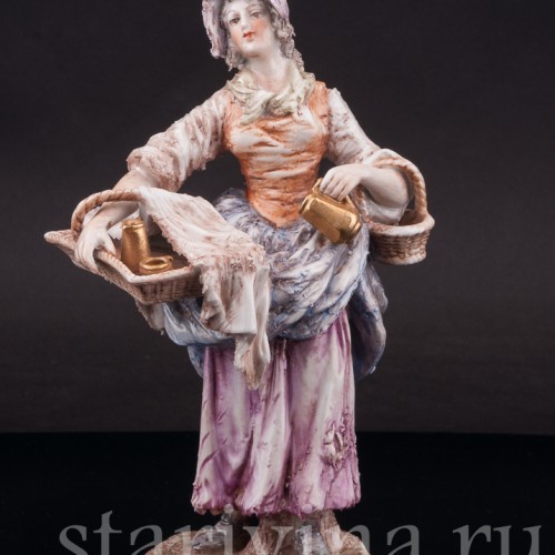 Фигурка из фарфора Продавщица напитков Albert Stahl, Германия, 1937-1949 гг.