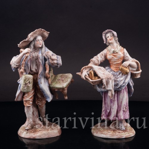 Фигурка из фарфора Продавщица напитков Albert Stahl, Германия, 1937-1949 гг.