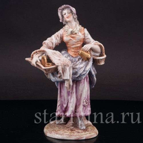 Фигурка из фарфора Продавщица напитков Albert Stahl, Германия, 1937-1949 гг.