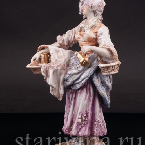 Фигурка из фарфора Продавщица напитков Albert Stahl, Германия, 1937-1949 гг.