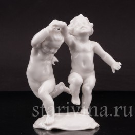Фарфоровая фигурка Танцующие дети, Hutschenreuther, Германия, 1955-69 гг.